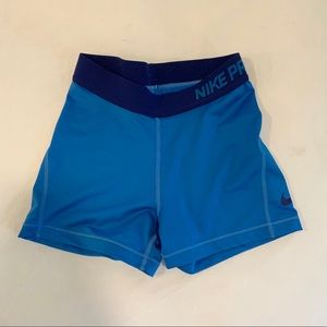 NIKE pro 3” spandex shorts
